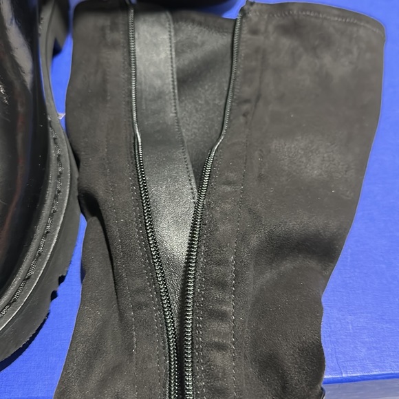 🔥🔥🔥NEW Aquatalia Hillaria Leather & Suede Knee High Boots - Picture 6 of 14